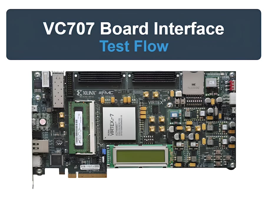 VC707 Board Interface Test Flow