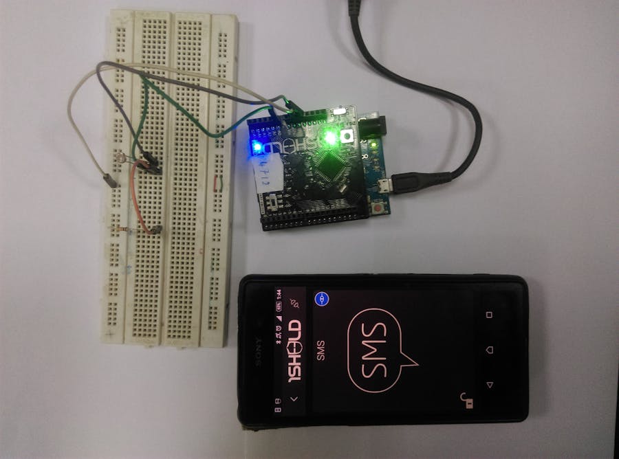 Get notified via Mobile, when your room light turned ON!