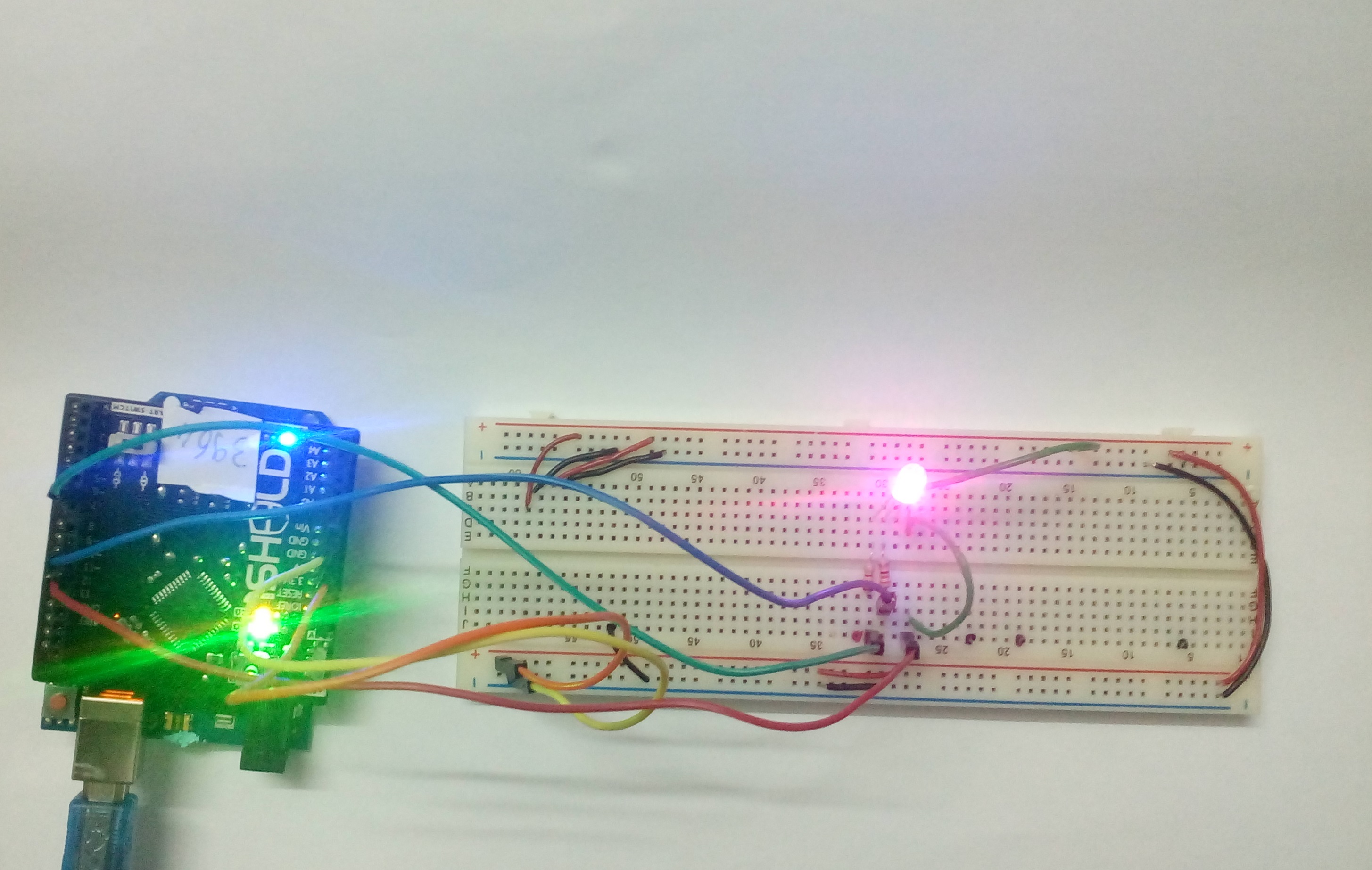 arduino rgb led brightness control