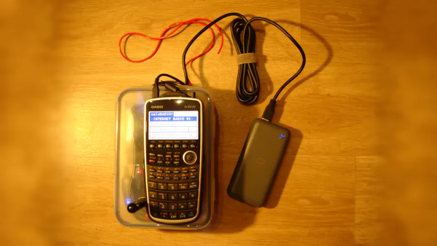 JJ's calcRADIO Uses a Casio Programmable Calculator as a Software