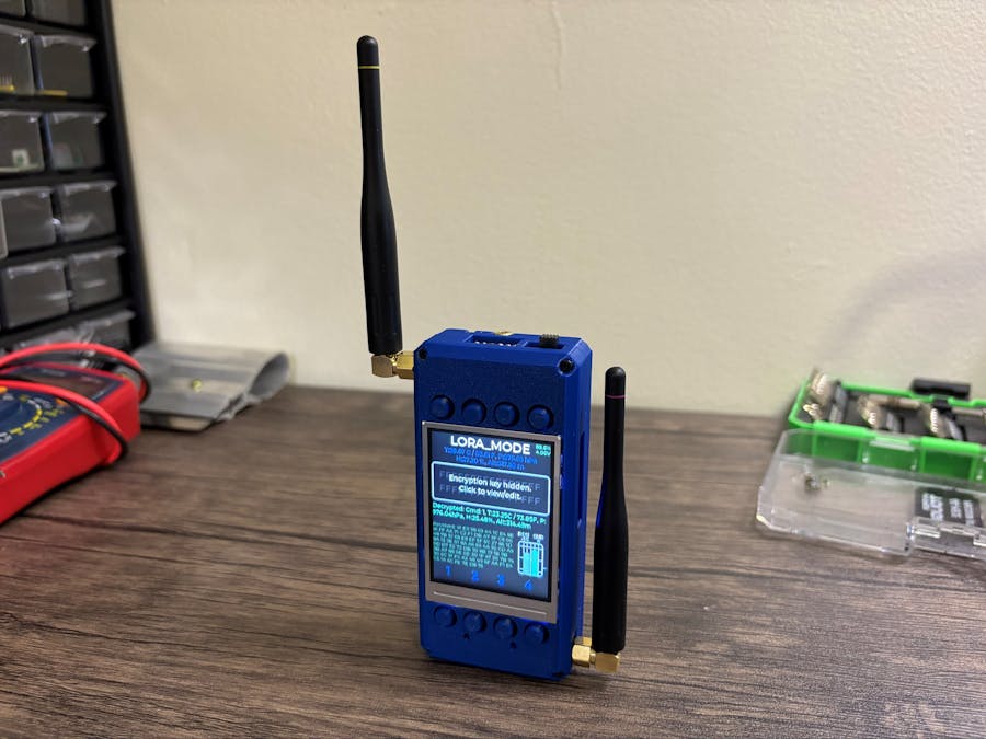 Compact Long Range (LoRa) Transceiver and Network Analyzer