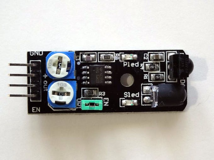 Infrared Obstacle Avoidance Sensor with Visuino - Arduino Project Hub
