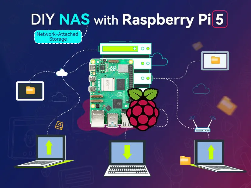 DIY NAS (Network-Attached Storage) with Raspberry Pi 5 - Hackster.io