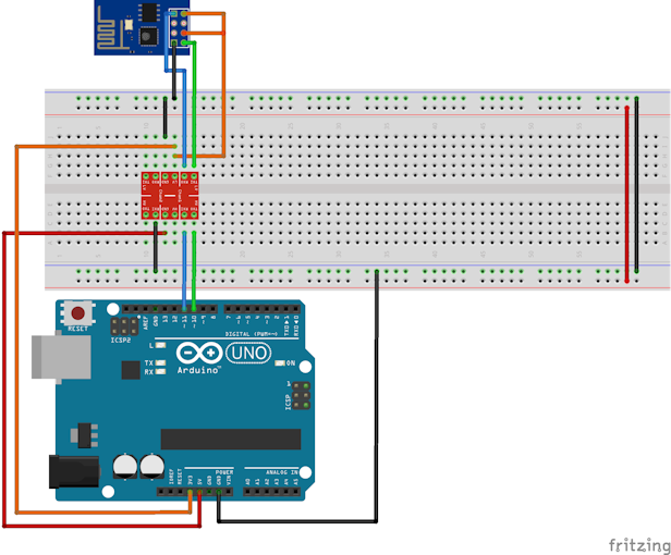 Uno-ESP Wiring