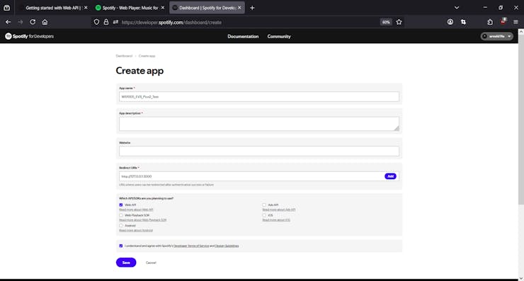 Spotify's Dashboard Set Up