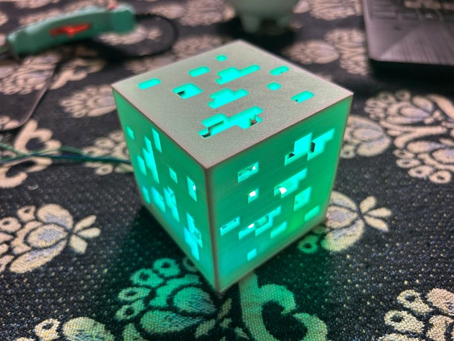 Minecraft LED Box with Xiao ESP32S3