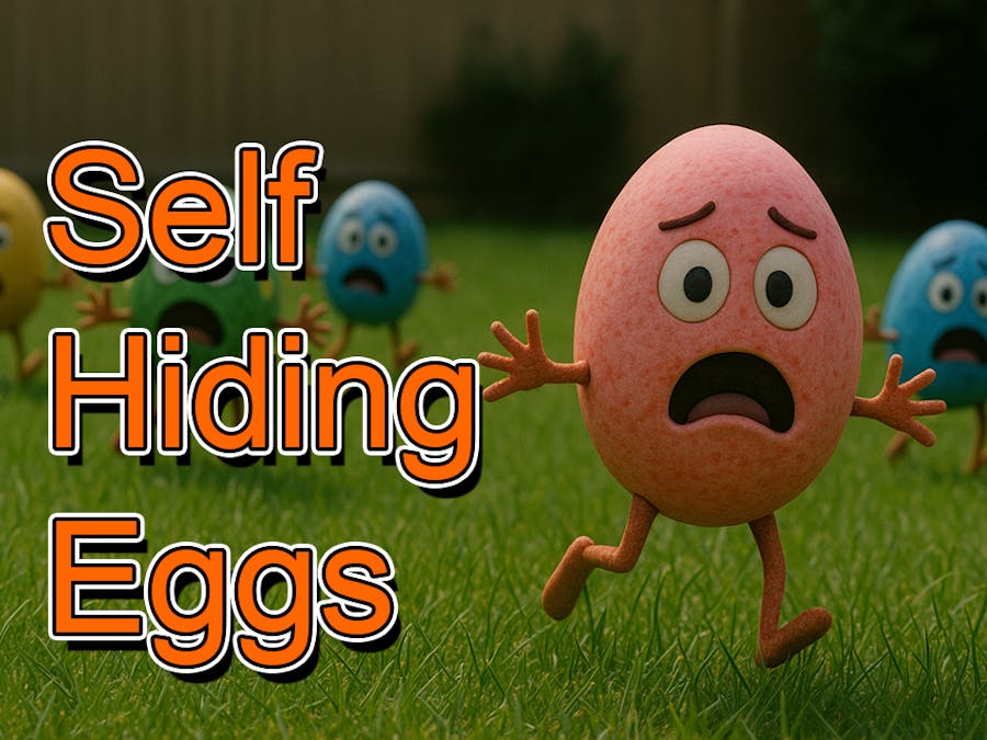 Easter Eggs that Hide Themselves
