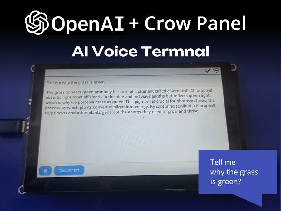 Open AI Terminal based on Elecrow CrowPanel Advance