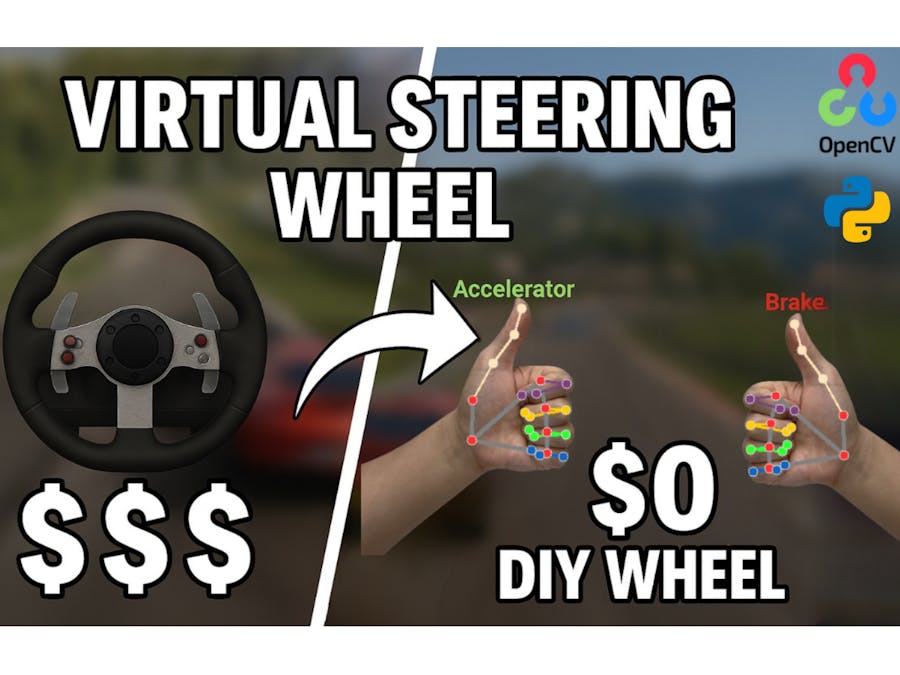 I Turned My Hands Into a Virtual Steering Wheel!!
