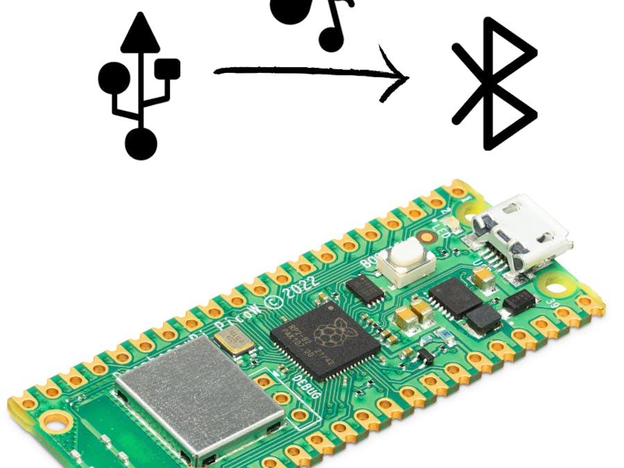 USB to Sony LDAC Bluetooth Adapter using Pico 2 W