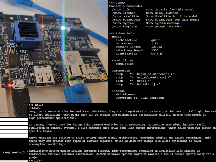 DeepSeek On the ZUBoard