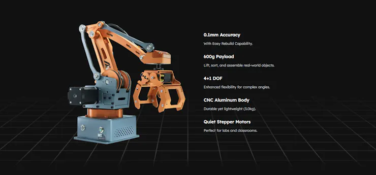 【未使用】WHAT WE WANT WWW_ARM ver.sabi The WLKATA MT4 Is an Affordable, Hacker-Friendly Robot Arm