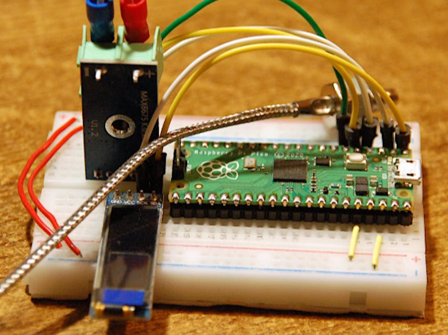 Thermometer up to 1000 ° C with Max6675