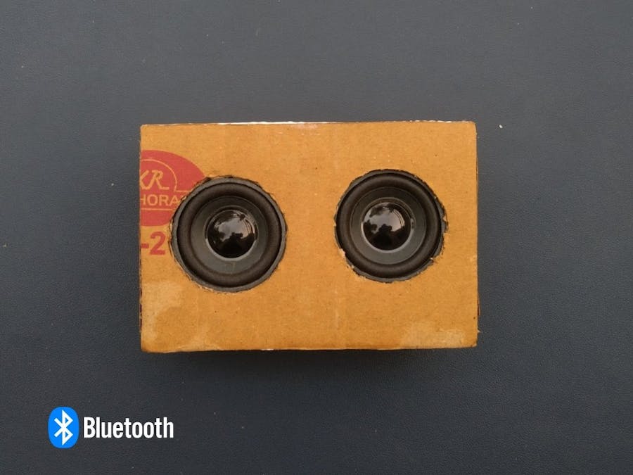 DIY Cardboard Bluetooth Speaker