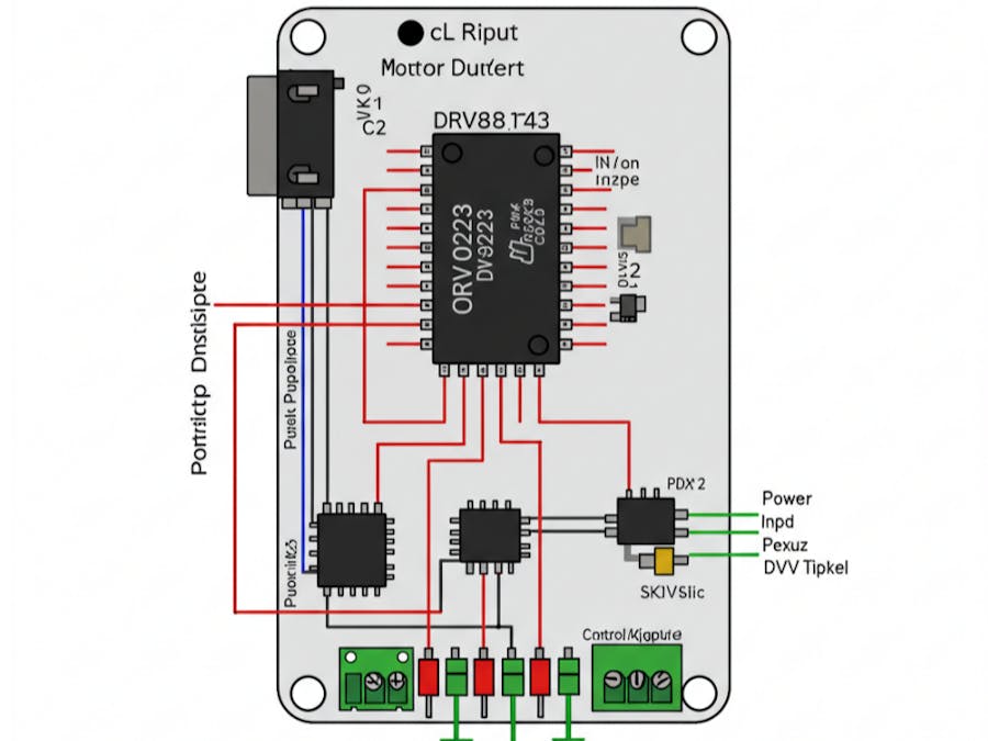 Motor Driver Board using DRV8243
