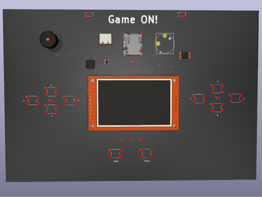 Mini PCB console