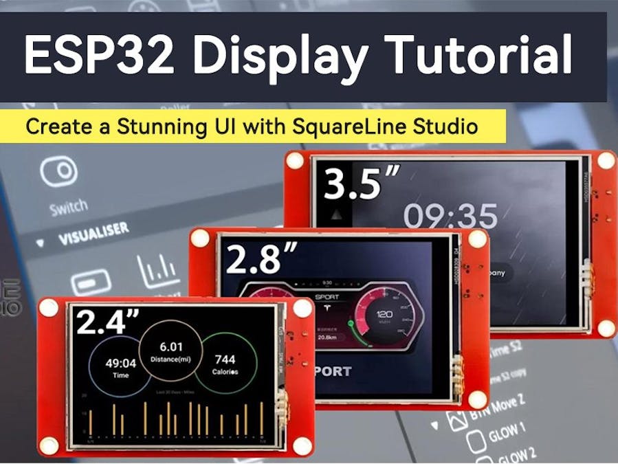 Create an UI with SquareLine Studio for ESP32 Display