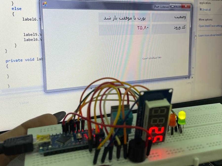 Temperature and humidity meter project