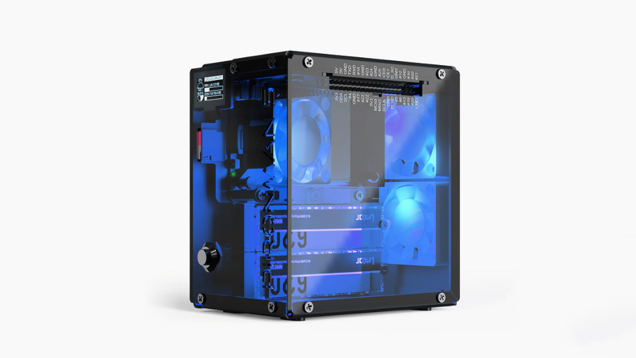 pironman5 max RaspberryPi5 ケース Pironman 5-MAX Dual NVMe M.2 SSD PCIe PC Case for Raspberry