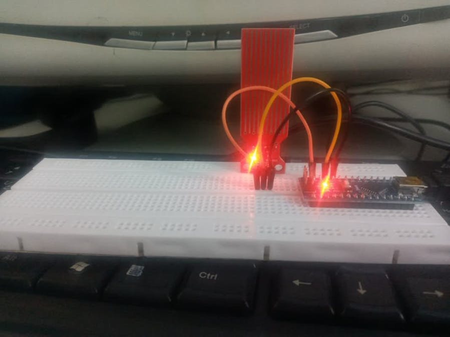 Water height detection sensor