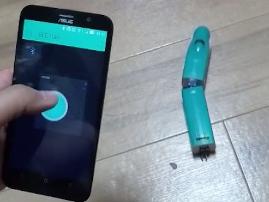 BLE Toy Train Controlled by Blynk