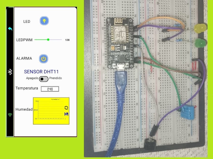 Control lights, alarm, and climate from your phone using ESP