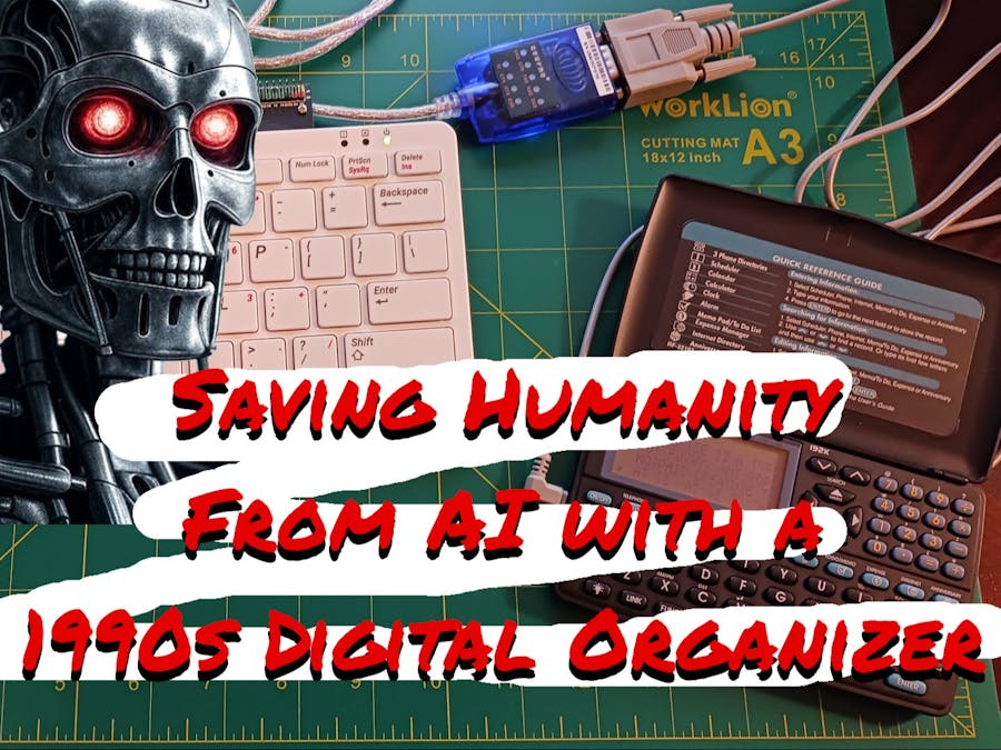 Saving Humanity From AI With a 1990s Digital Organizer