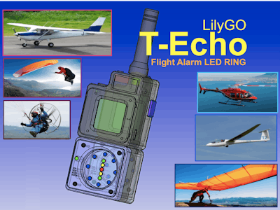 Flight ALARM Led Ring + LilyGO T-Echo