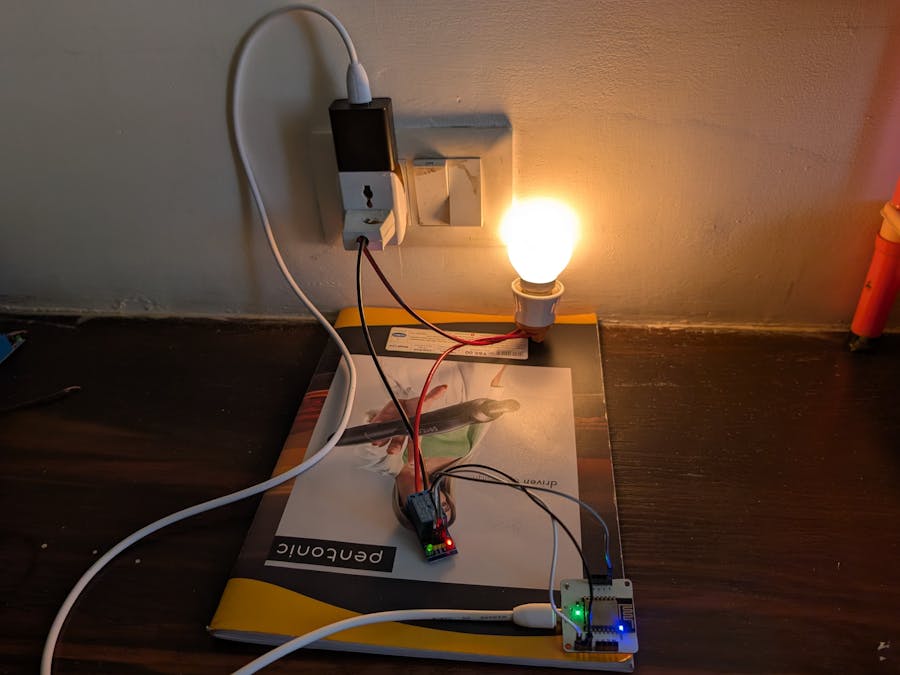 Telegram-Based IoT Bulb Switch with Bolt IOT Module