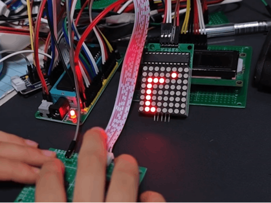 A Small Game "Snake" Based on Microcontroller MAX7219
