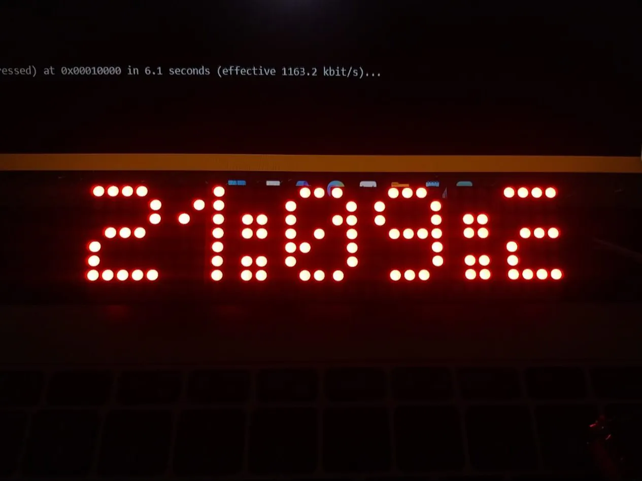 Running Text and Clock with XIAO ESP32S3 and LED MAX7219 - Hackster.io