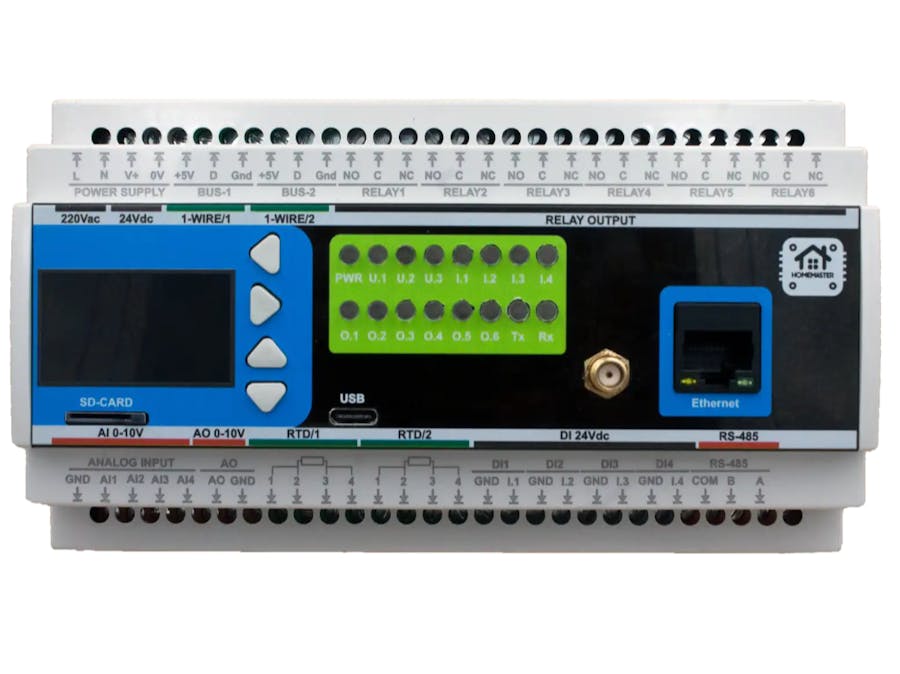 Homemaster MiniPLC: Compact ESP32 Automation Controller