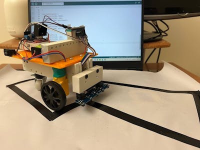 Self guided robot with IR sensors