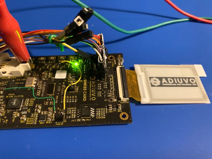 FPGA Based E-Paper Business Card