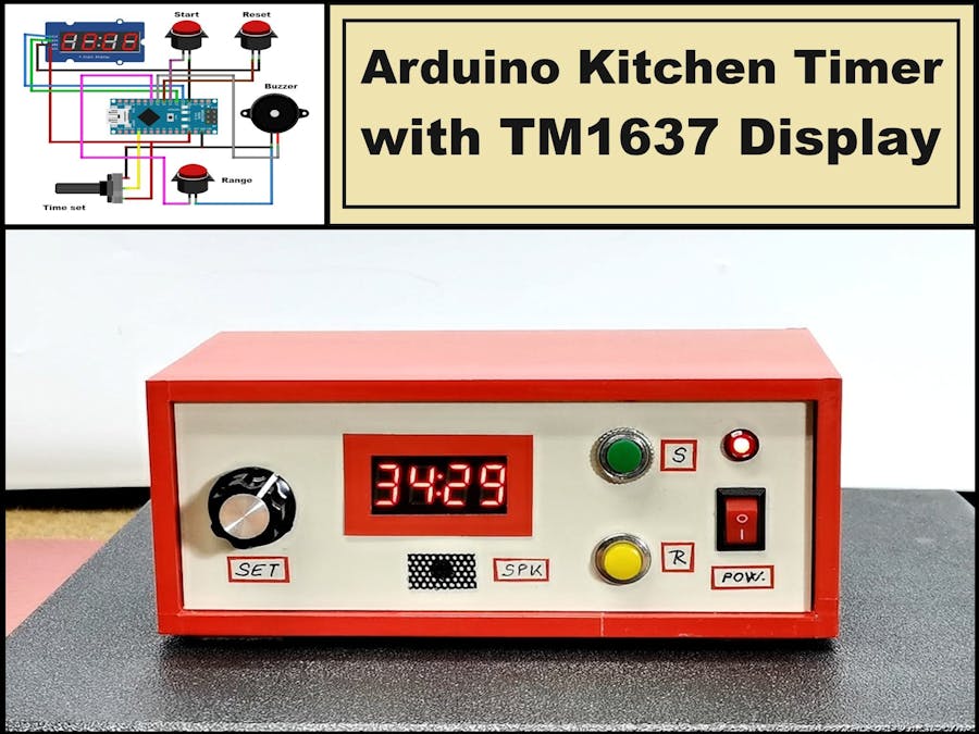 Simple & Versatile Arduino Kitchen Timer with TM1637 Display