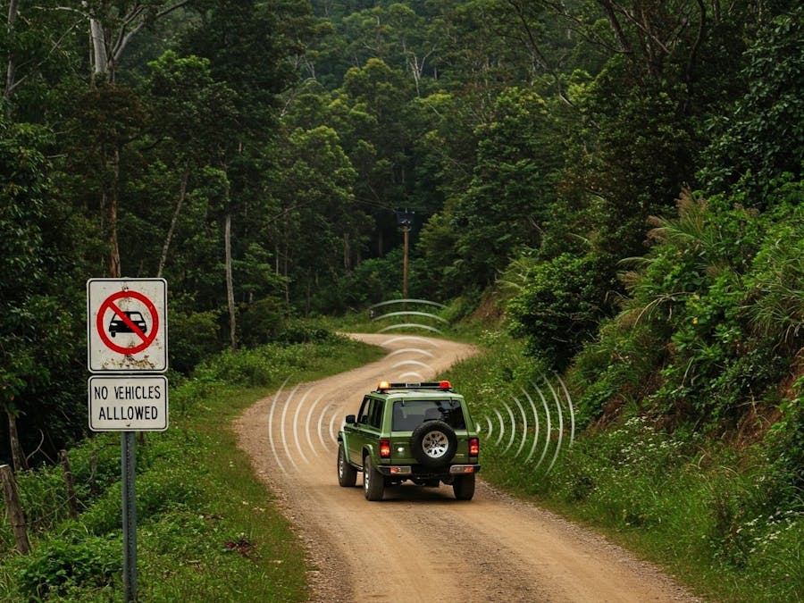 Detection of Illegal Traffic in Protected Natural Areas