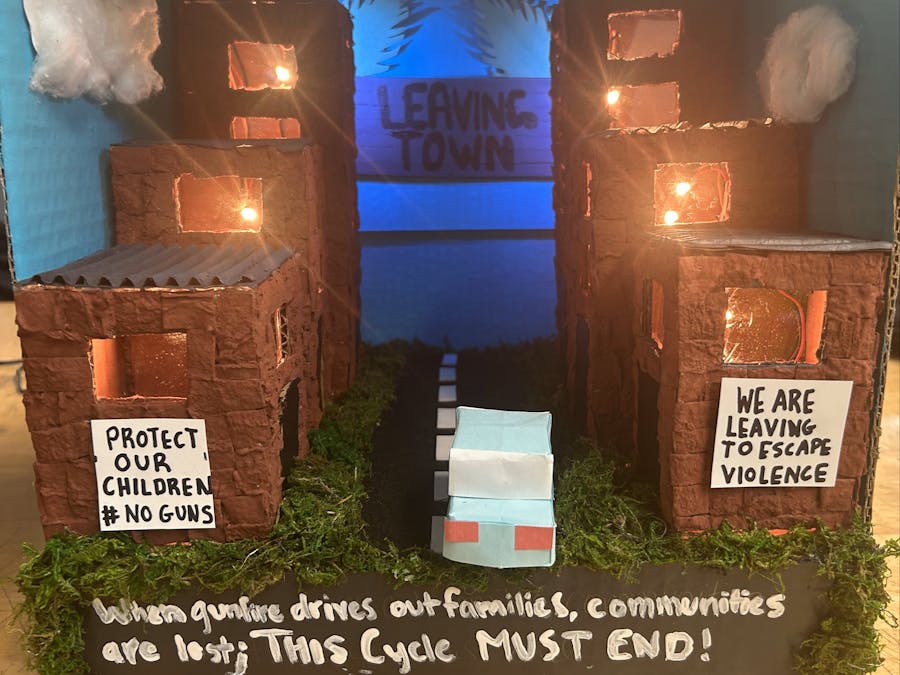Gun Violence Awareness Sculpture Project - Lane Tech PCL