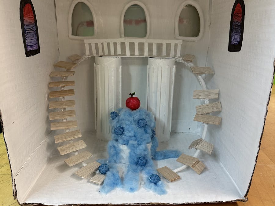 Social Media Sentiment Art Sculpture