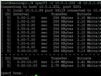 Testing Network Performance on Dual Ethernet SP2302