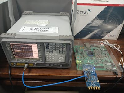 Signal Transmission and Reception Using ADRV9009 + ZCU102