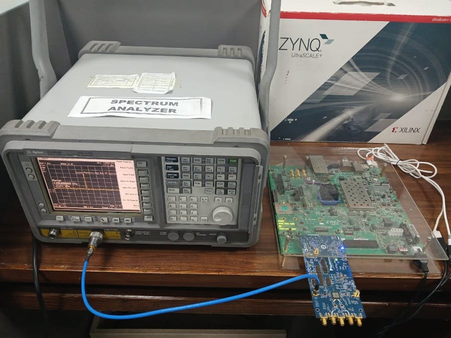 Signal Transmission and Reception Using ADRV9009 + ZCU102