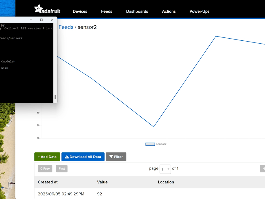 MQTT Communication to Adafruit IO Using Dual-Port SP2302
