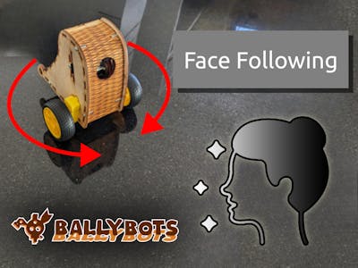 Lesson 10: Face Following with BallyBot's Motors