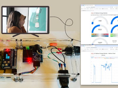 Energy Monitoring Device with integrated Web App