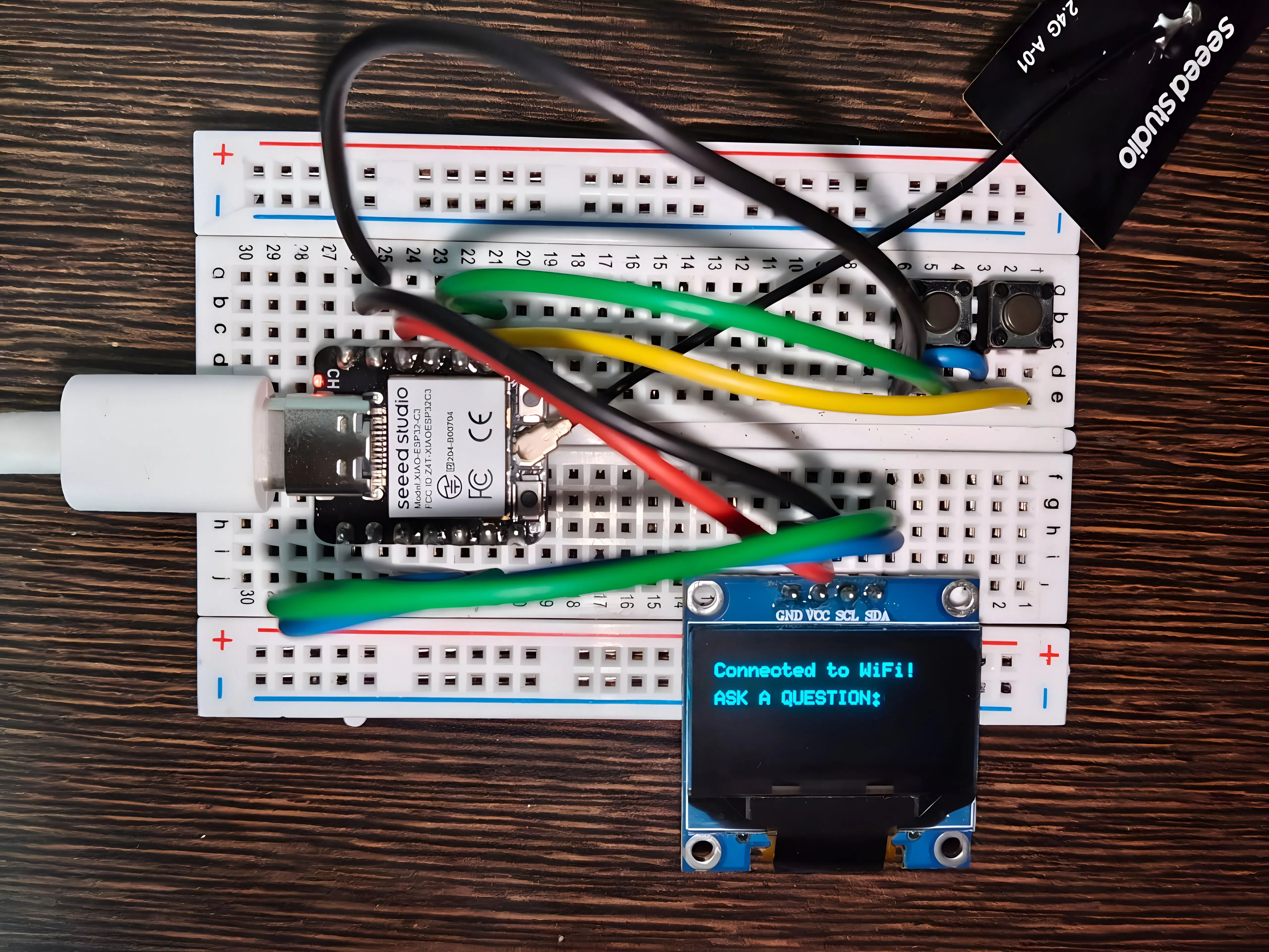 Gemini on display using Xiao ESP32 C3 by Seeed Studio - Hackster.io