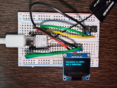 Gemini on display using Xiao ESP32 C3 by Seeed Studio