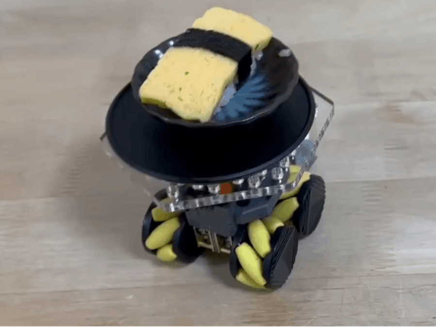 Non-rotating sushi