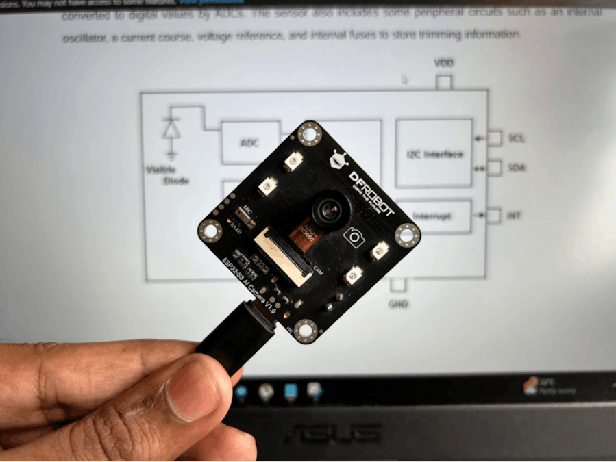 Light Intensity Monitor with DFRobot ESP32-S3 AI