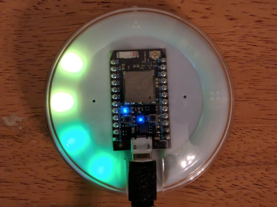 Air Quality Index Monitoring with Photon Internet Button