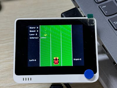 Developing F2 Racing Game with Wio Terminal Tutorial